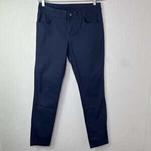 Columbia Canvas Pants Size 8, blue, straight leg, outdoor, camping, trailing